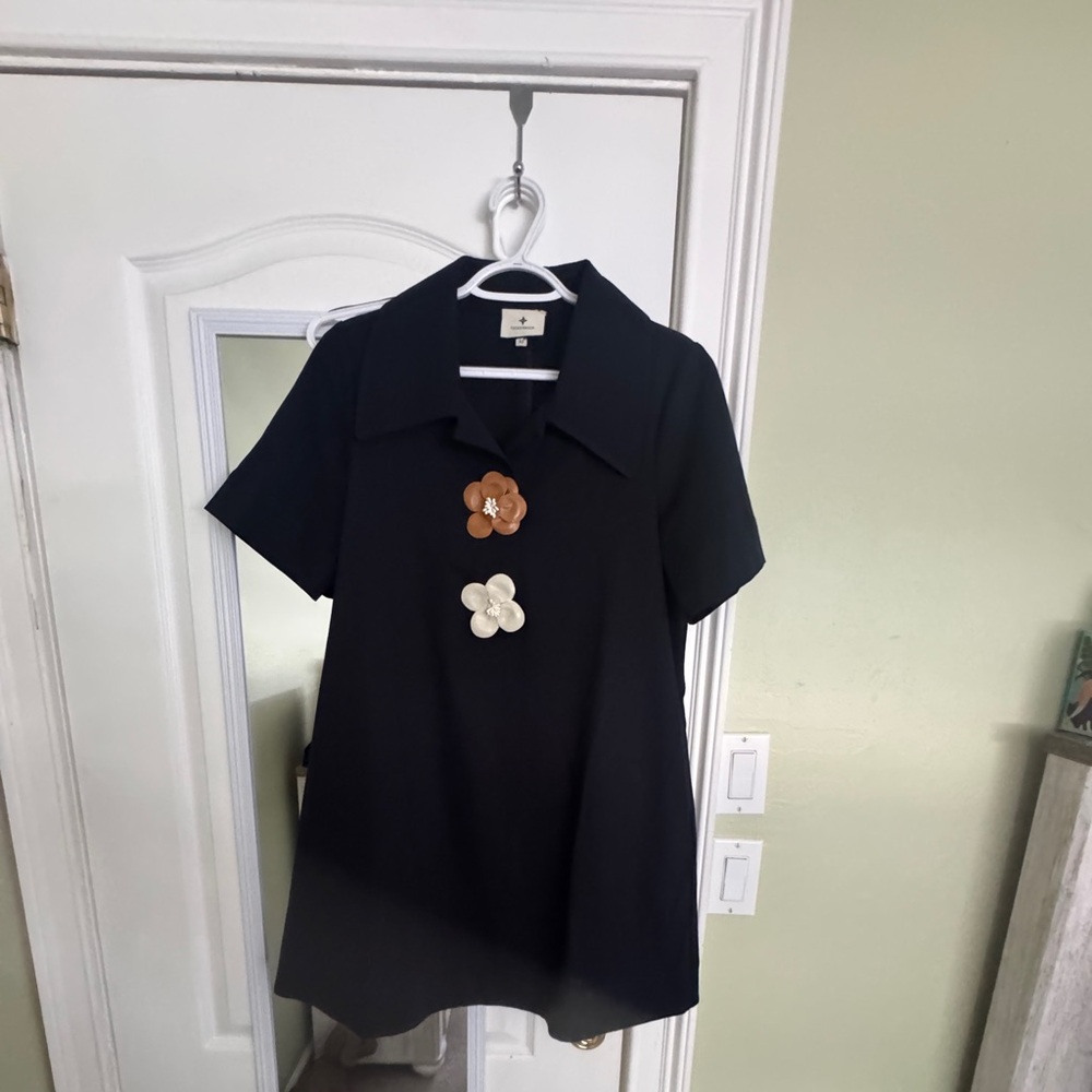 Tuckernuck navy shirt dress